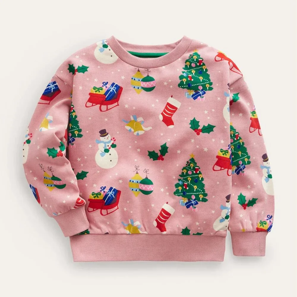 NWT Mini Boden Relaxed Printed Sweatshirt